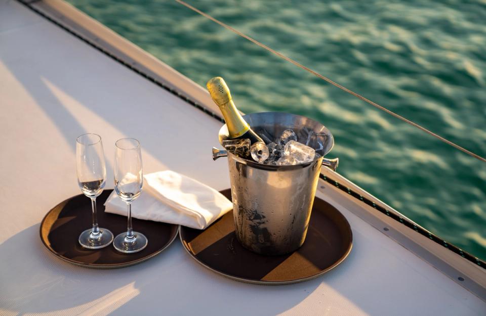 Champagne Sunset Cruise - Experiences in Goa, amã Stays & Trails