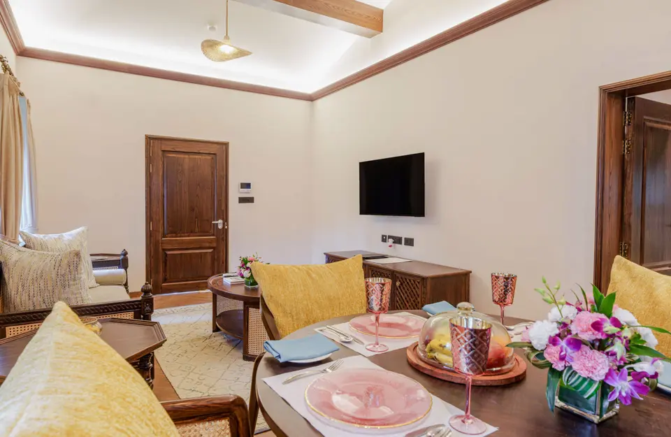 Luxury Dining Area At Aguada Solitude Villa - Goa Homestay