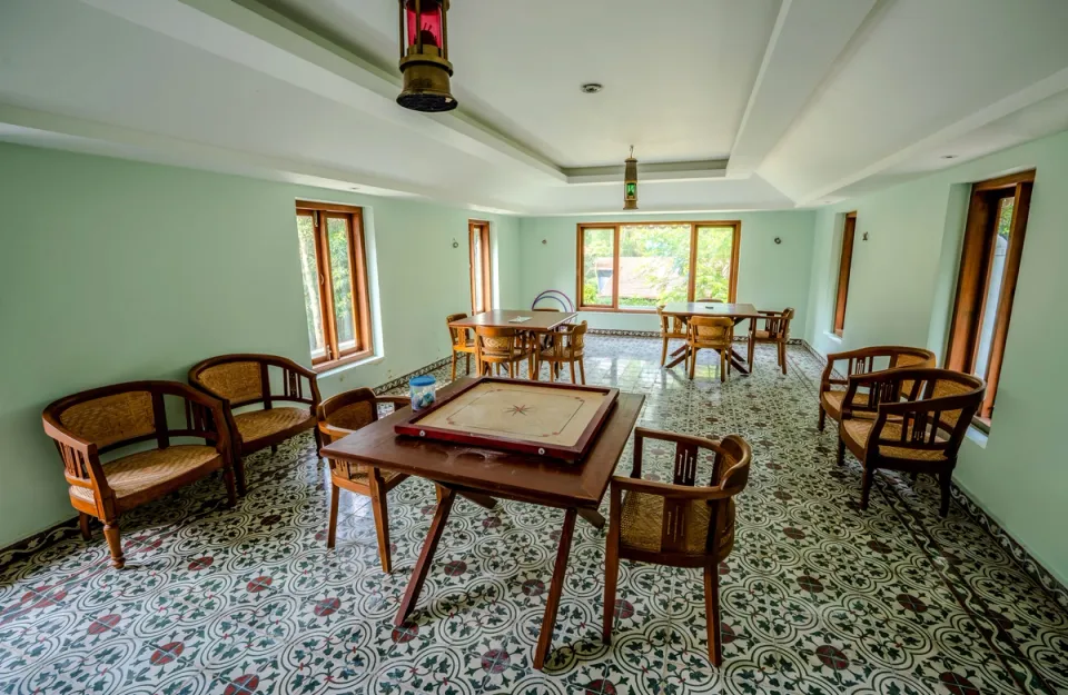 Carrom Area at Pathiramanal Villa, amã Stays & Trails 