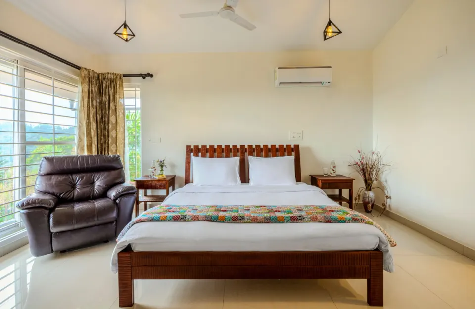 Luxury Bedroom at Arcadia - Coorg Luxury Villa