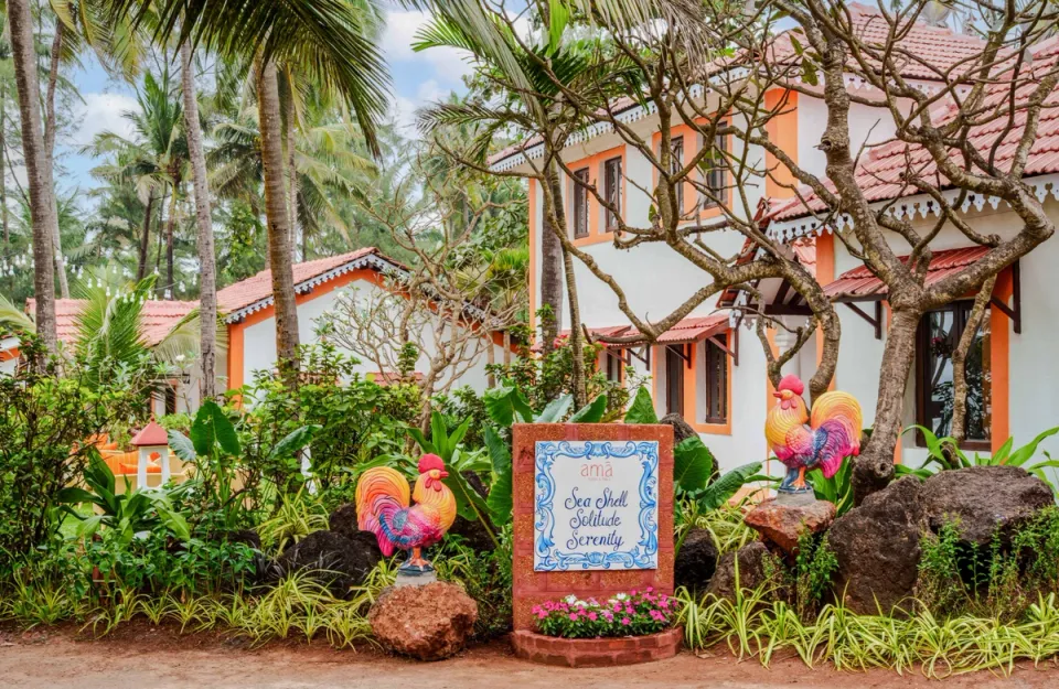 Entrance Of Aguada Shell Villa, Goa -  amã Stays & Trails