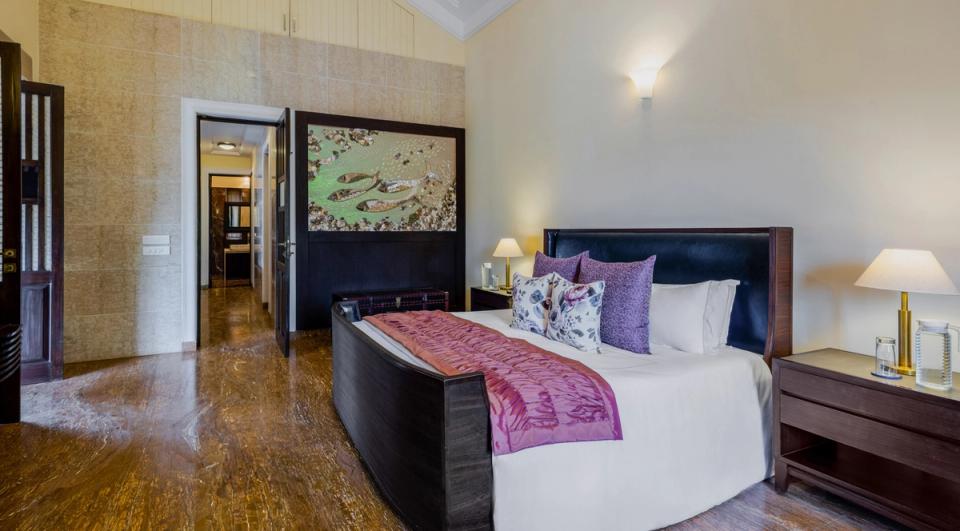 Luxury Bedroom at  Villa No 1 Saipem Hills- Accommodation in Goa