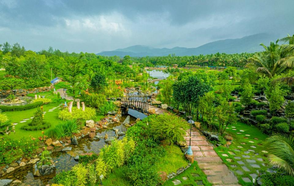 Elegant Garden Area at Eden Farms Aqua Marine, Goa - amã Stays & Trails