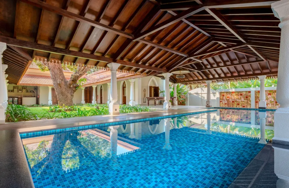 Amazing Swimming Pool At Villa Siolim, Goa 