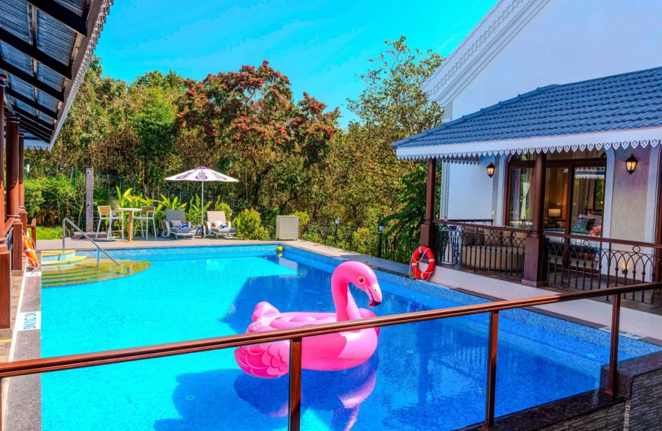 Swimming Pool at Villa Eterna, Goa 