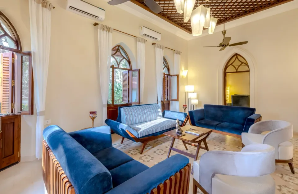 Luxury Living Space At Villa Siolim, amã Stays & Trails