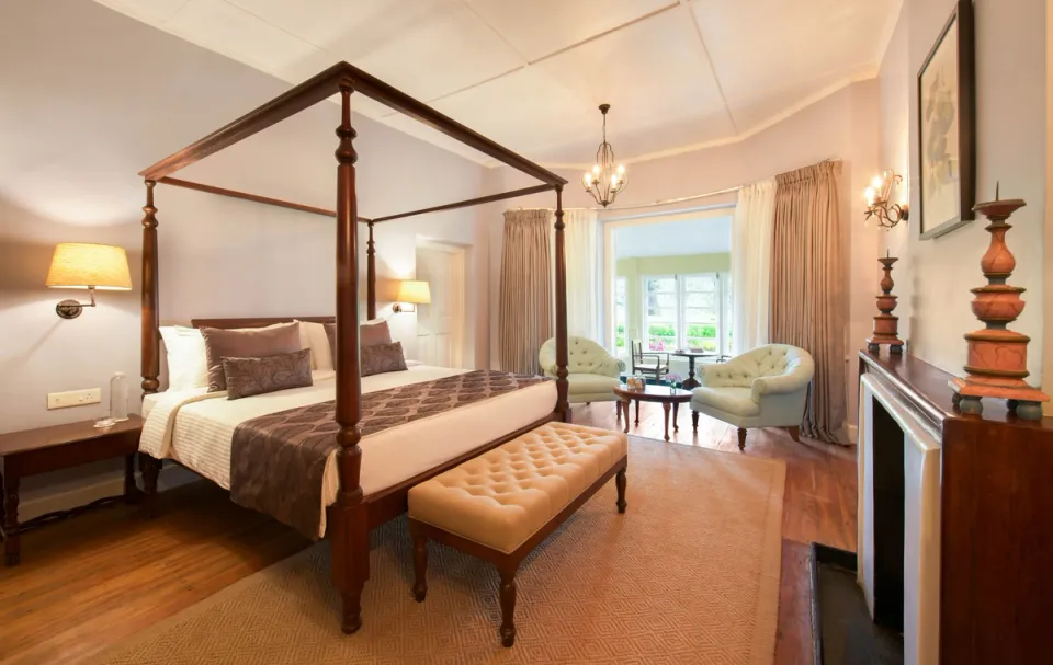 Bedroom at Sevenmallay Bungalow - Accommodation In Munnar