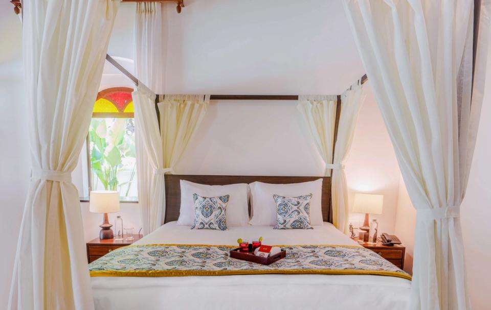 Elegant Bedroom At Palmeira De Saligao, Goa - amã Stays & Trails  