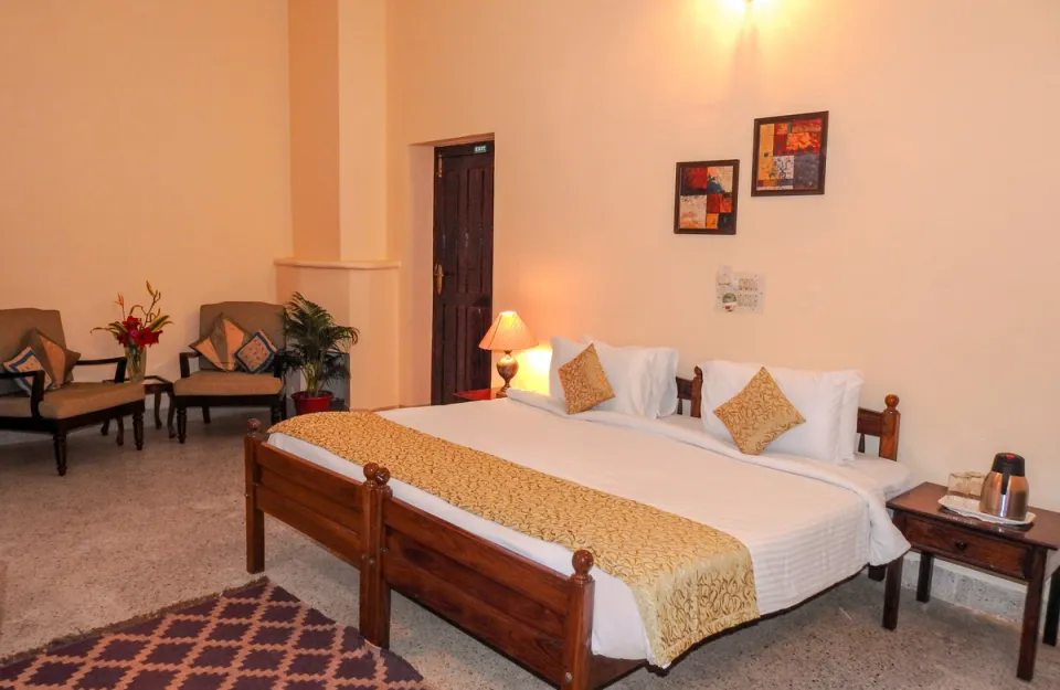 Luxury Bedroom at Glenlorna Bungalow - 5 Bedroom Villa in Coorg