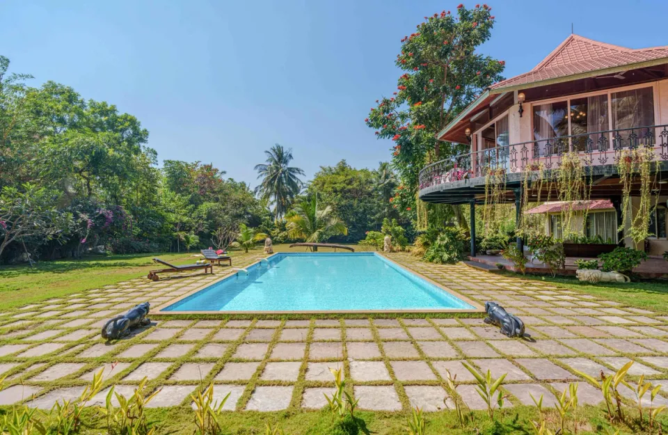 Swimming Pool at Skyfall - Villa in Kashid