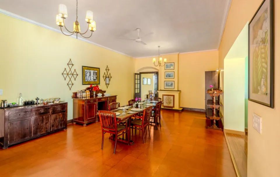 Elegant Dining Area at Cottabetta Bungalow ,Coorg