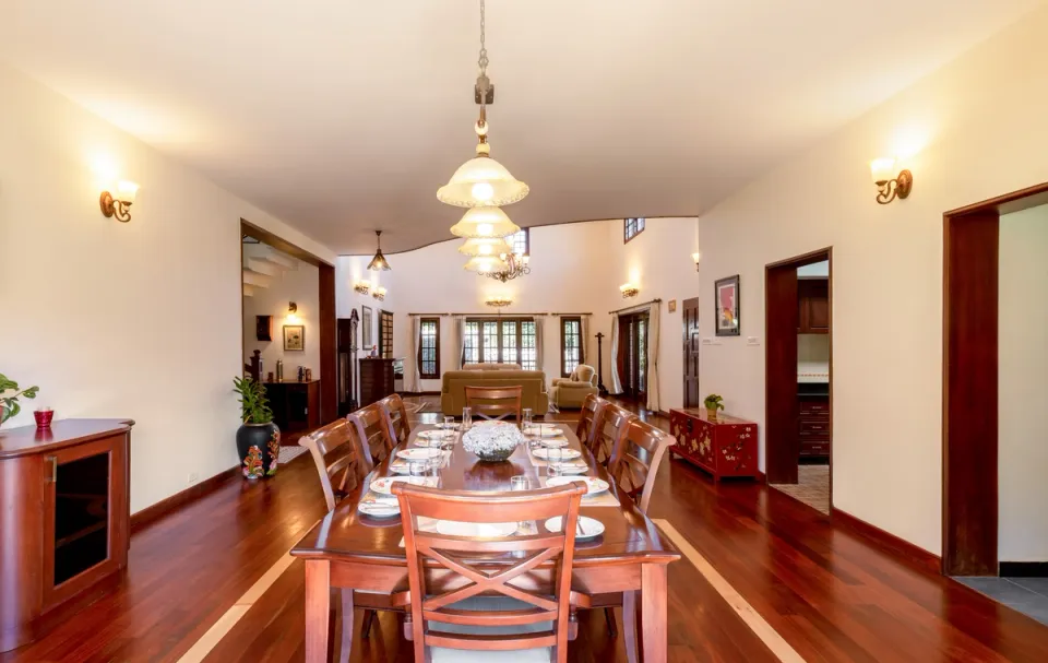 Dining Space at Kumara Villa - Homestay in Kodaikanal 