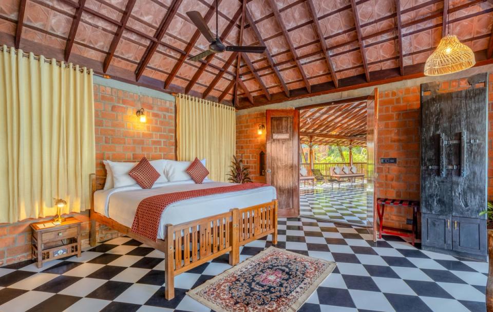 Luxury Bedroom at  Lily Pad - Villa in Kumarakom