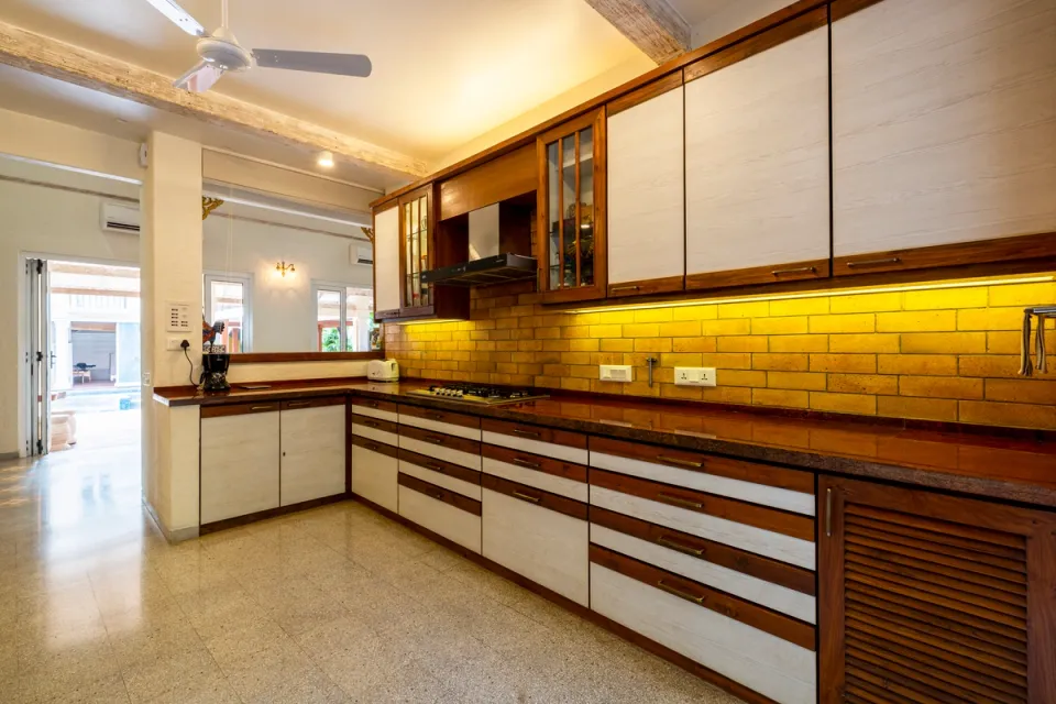 Elegant Kitchen at Chikoo Villa, Goa