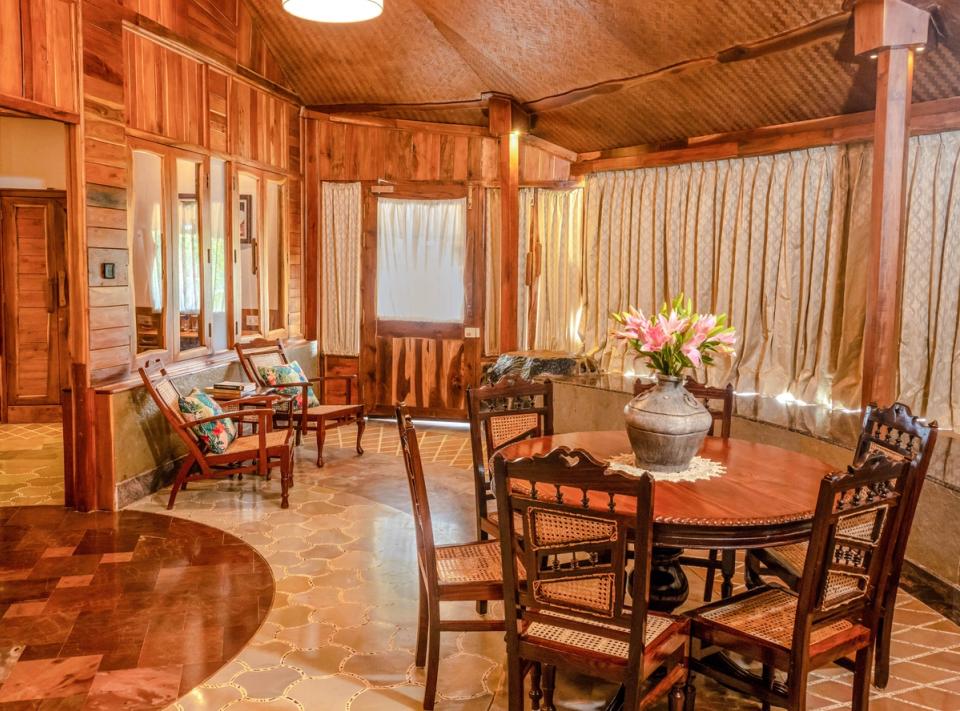 Luxurious Dining Area At Eden Farms Cottages, Goa - amã Stays & Trails