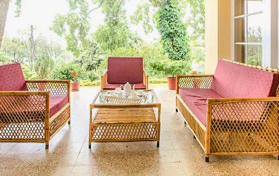 Outdoor Seating Area at Arabidacool Bungalow, Chikmagalur - amã Stays & Trails