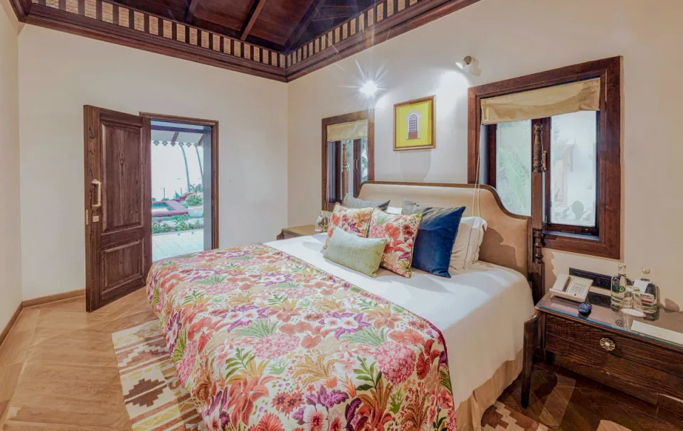 Spacious Bedroom At Aguada Serenity Villa, Goa - amã Stays & Trails