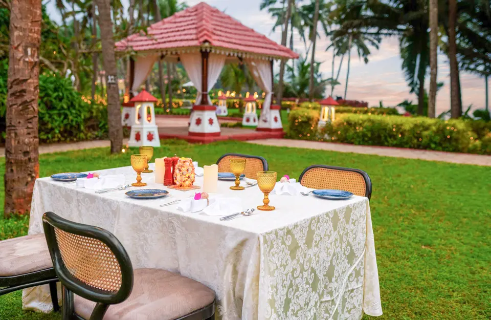 Al Fresco Dining - Luxury Experiences at Aguada Sea Villa, Goa