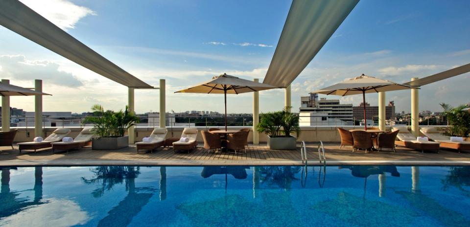 Roof Swimming Area at Taj Club House, Chennai - Banner Image