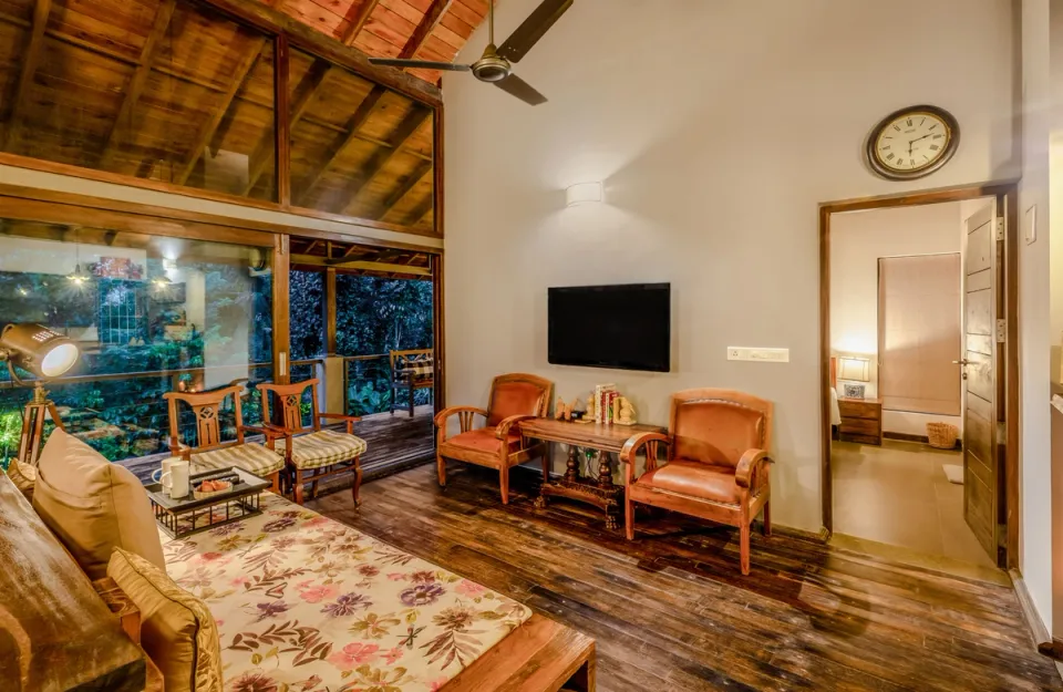 Spacious Living Space at The Old Cattle Shed, Wayanad