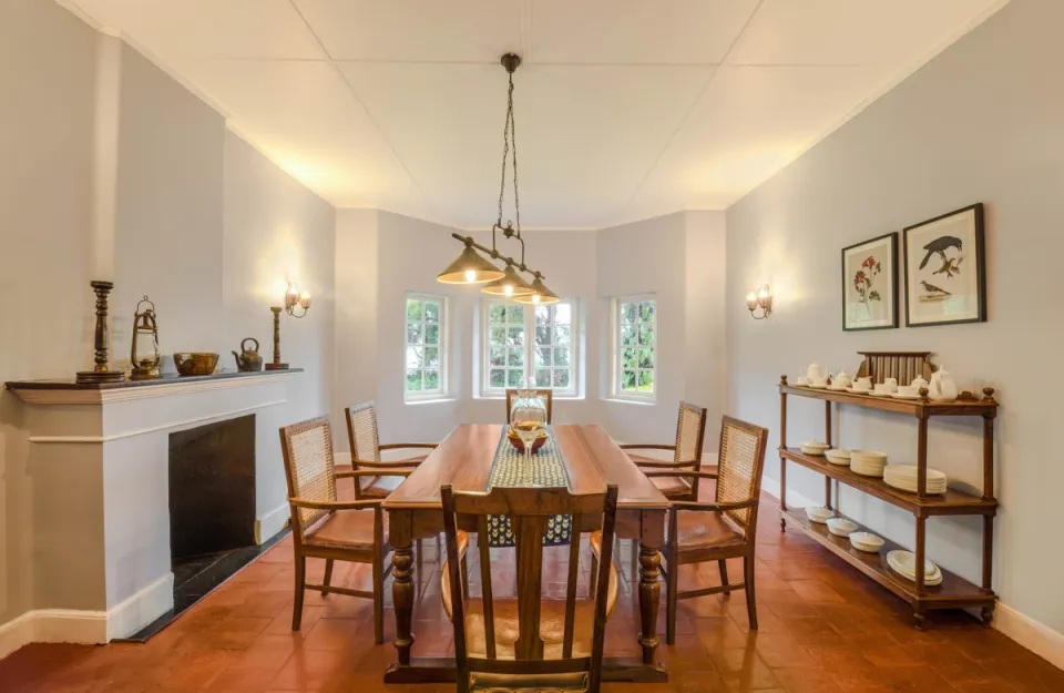 Dining Area at Madupatty Bungalow, Munnar - amã Stays & Trails 