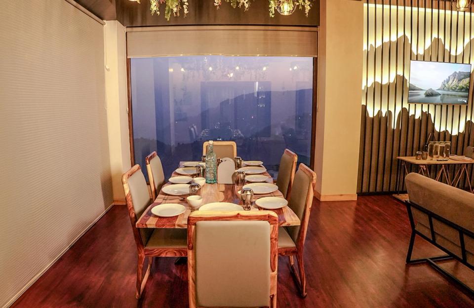 Dining Space at Whispering Pines - Villa in Bhimtal