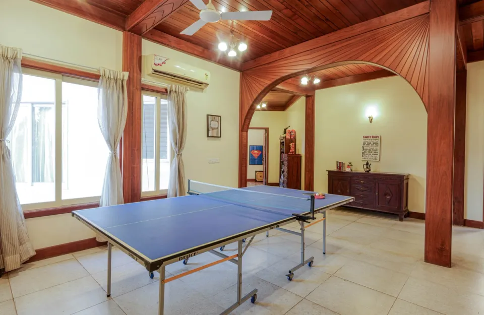 Games Room at Skyfall, Kashid - amã Stays & Trails