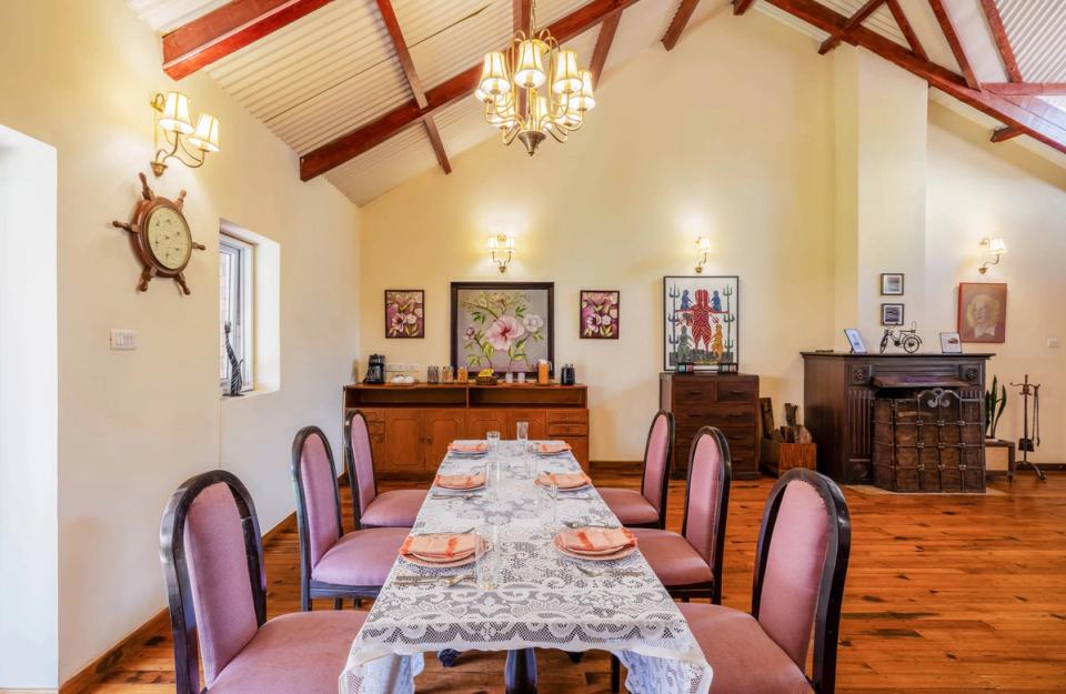 Elegant Dining Space at Raven's Nest, Kotagiri