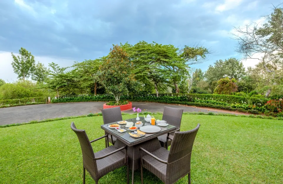 Outdoor Garden Area at Cottabetta Bungalow, amã Stays & Trails 