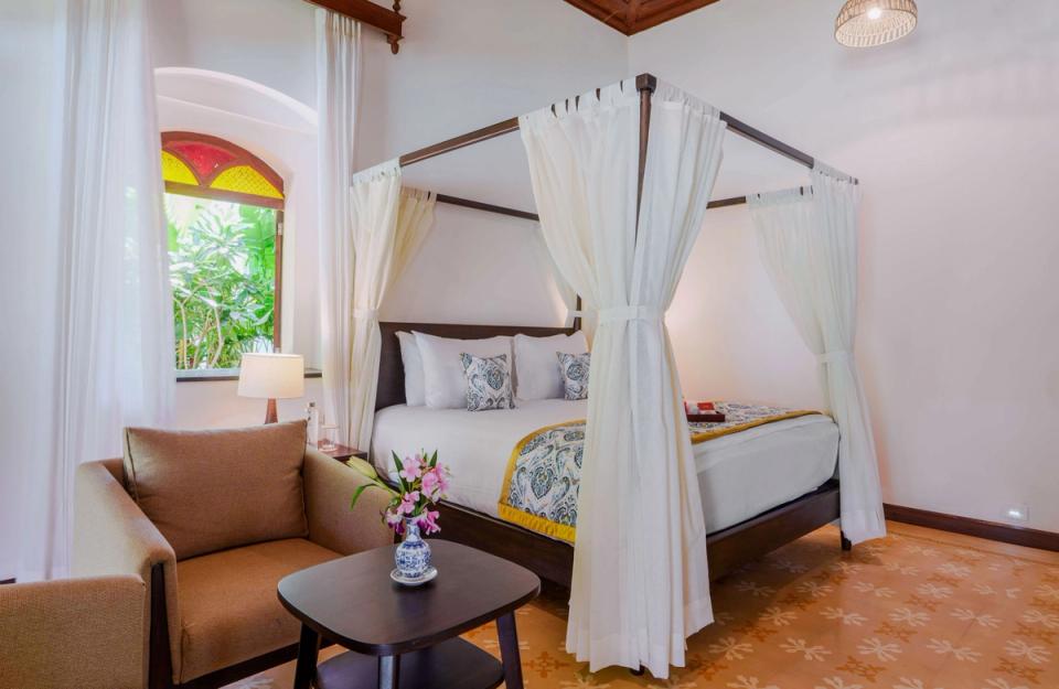 Stunning Bedroom At Palmeira De Saligao - Accommodation in Goa