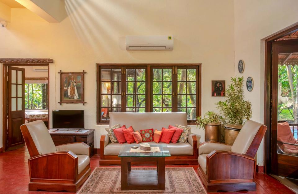 Living Space at Asanji Wadi - Bungalow in Alibag