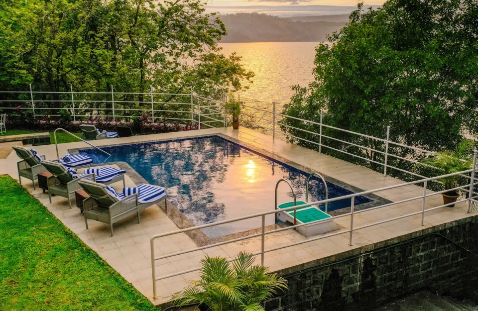 Luxury Swimming Pool at White House, Lonavala 