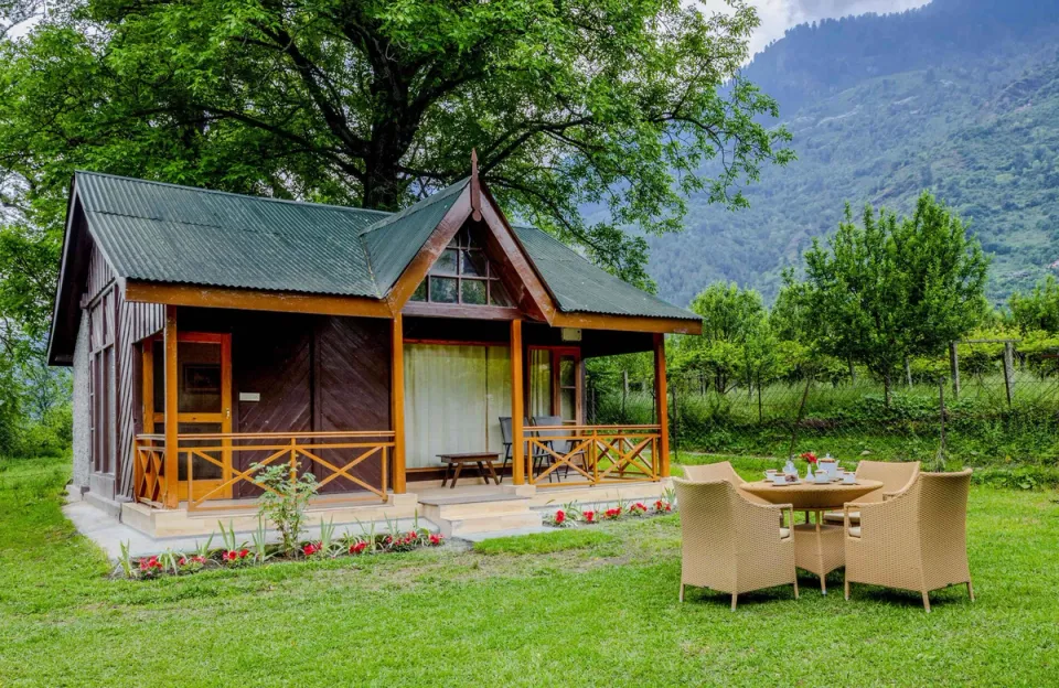 Idyllic Breakfast Setting - Unique Experiences at Ramgarh Heritage Villa