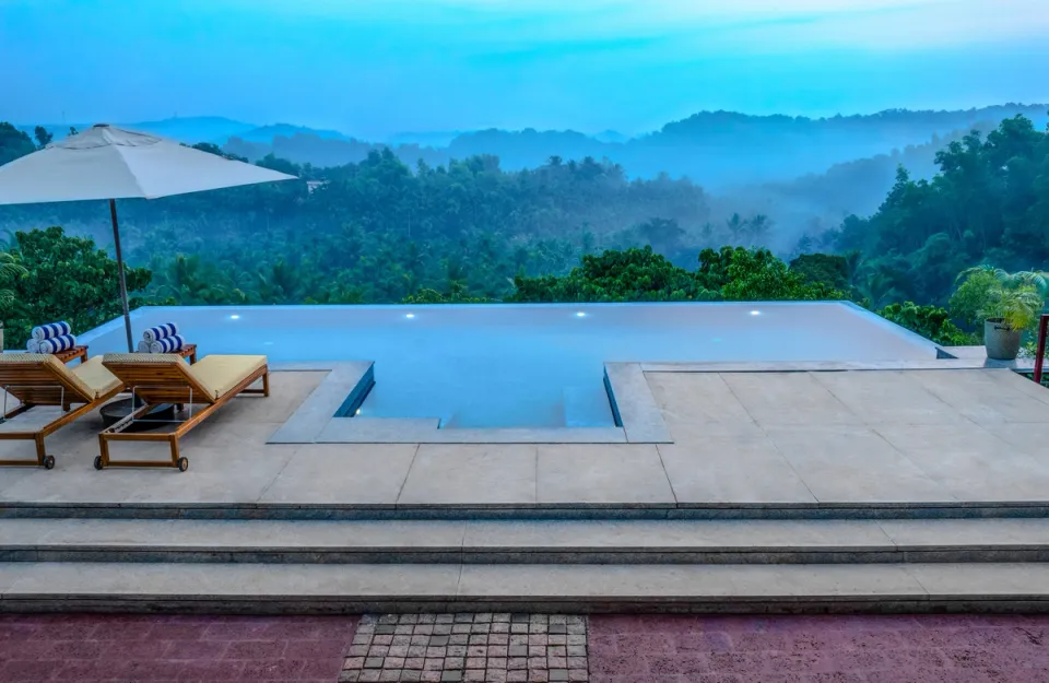 Elegant Swimming Pool at Vivid Foliage, Kasargod