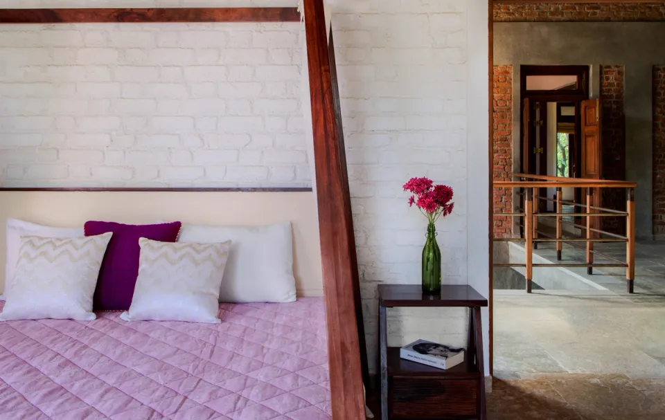 Elegant Bedroom at The Mango House, amã Stays & Trails 