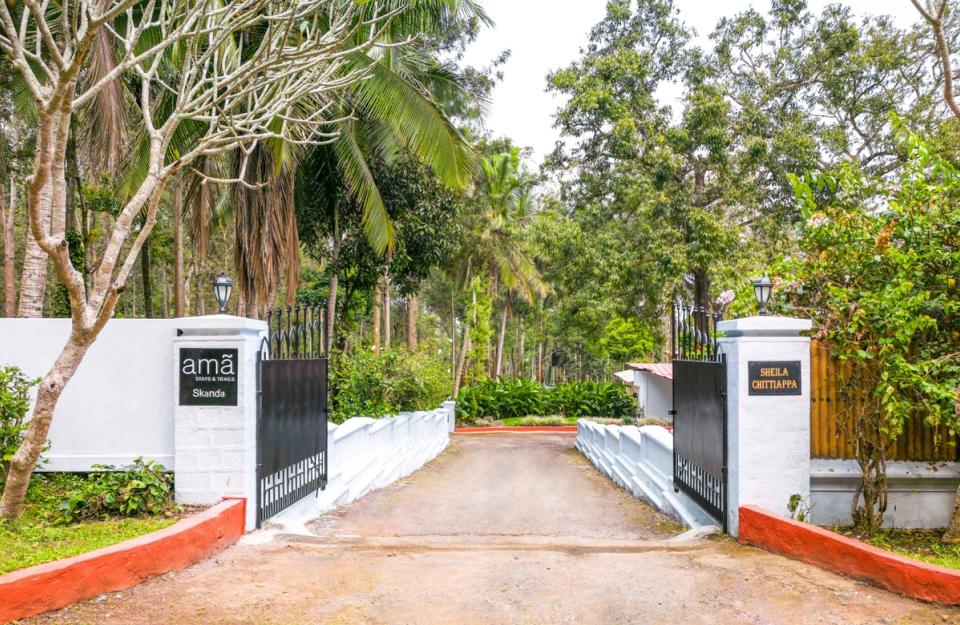 Entrance of Skanda, Coorg - amã Stays & Trails 