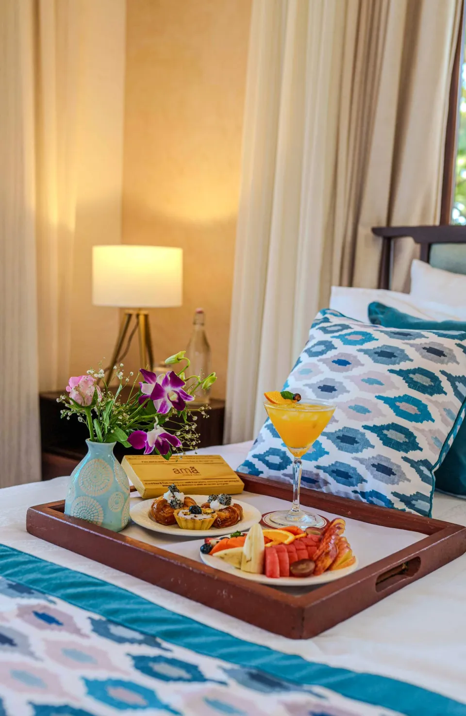 Breakfast in Bed - Villa Eterna, Goa - amã Stays & Trails