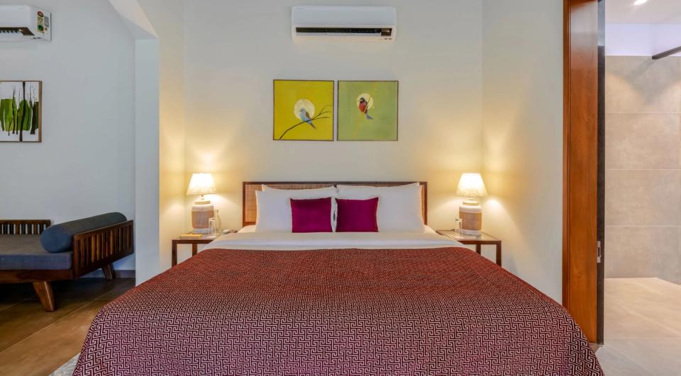 Luxury Bedroom at The Deck - Bungalow in Junagadh