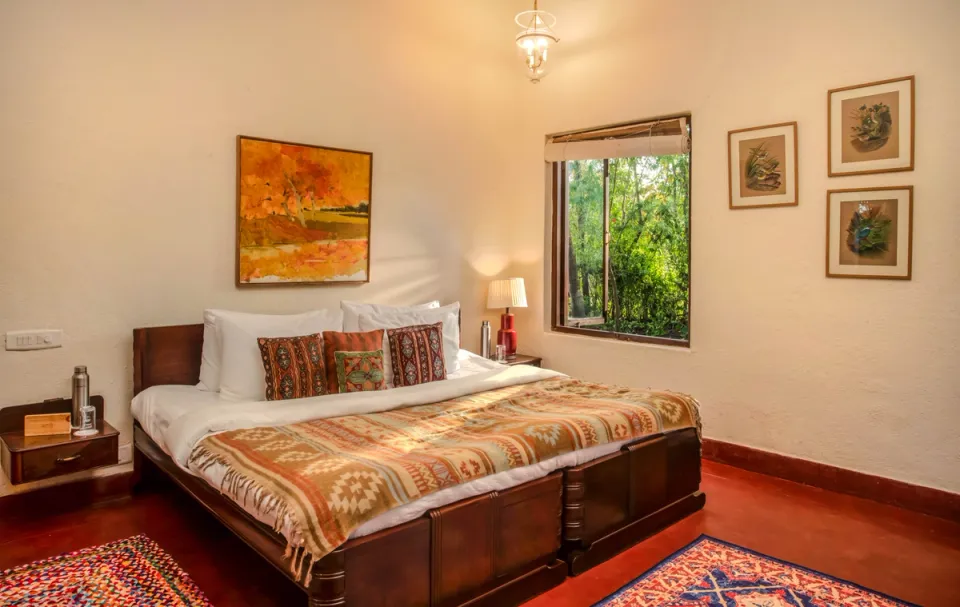 Spacious Bedroom at Asanji Wadi, Alibaug - amã Stays & Trails