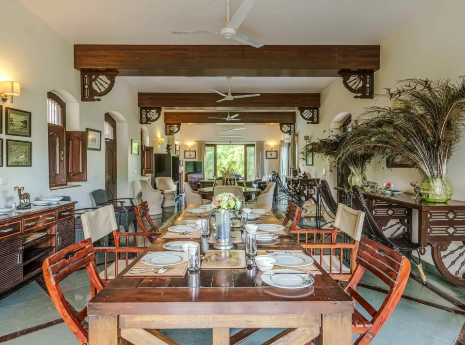 Dining Space at Abhay Villa, Jodhpur - amã Stays & Trails