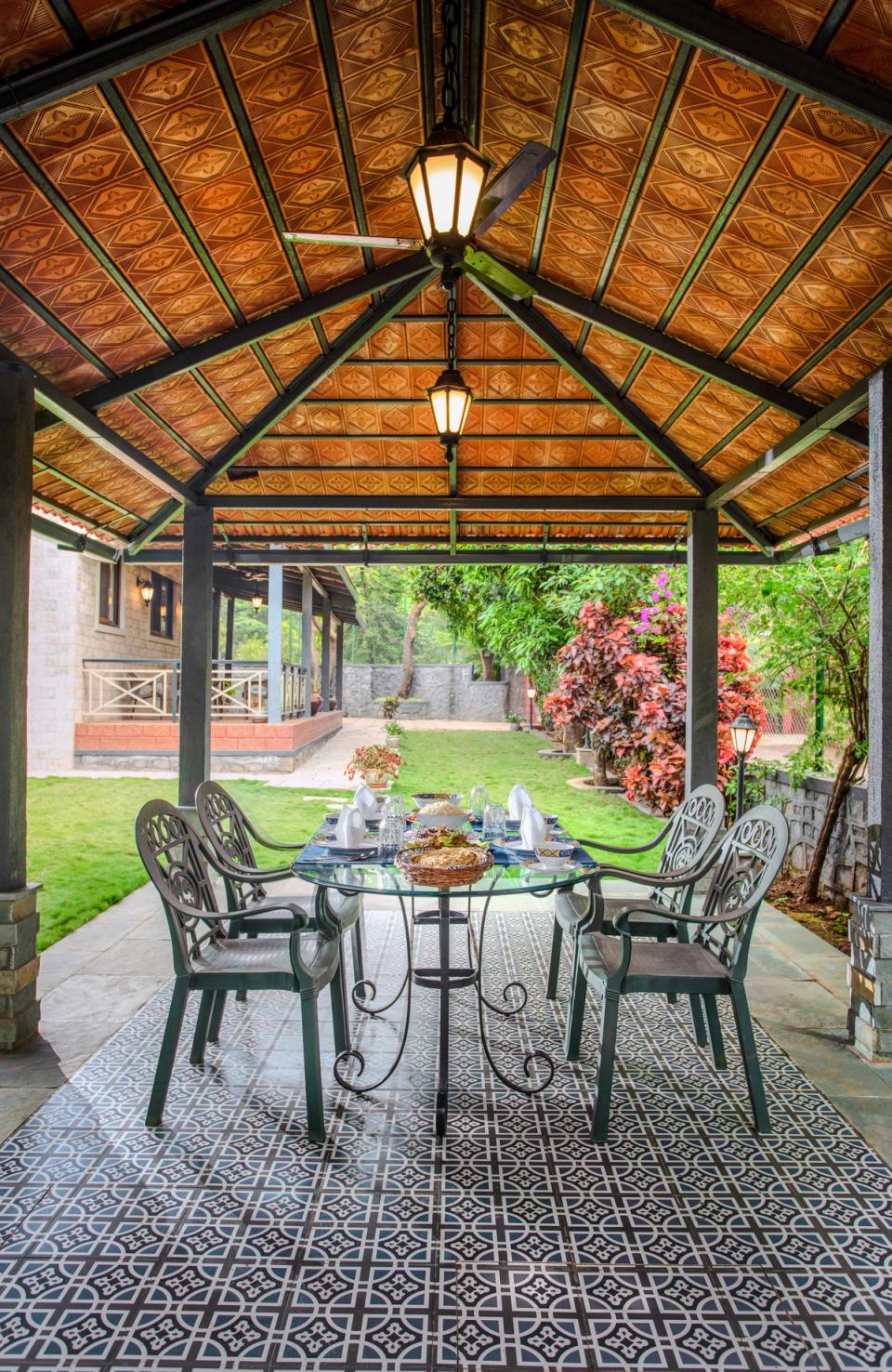 Luxury Outdoor Seating Area at Dulwich Park View, Panchgani