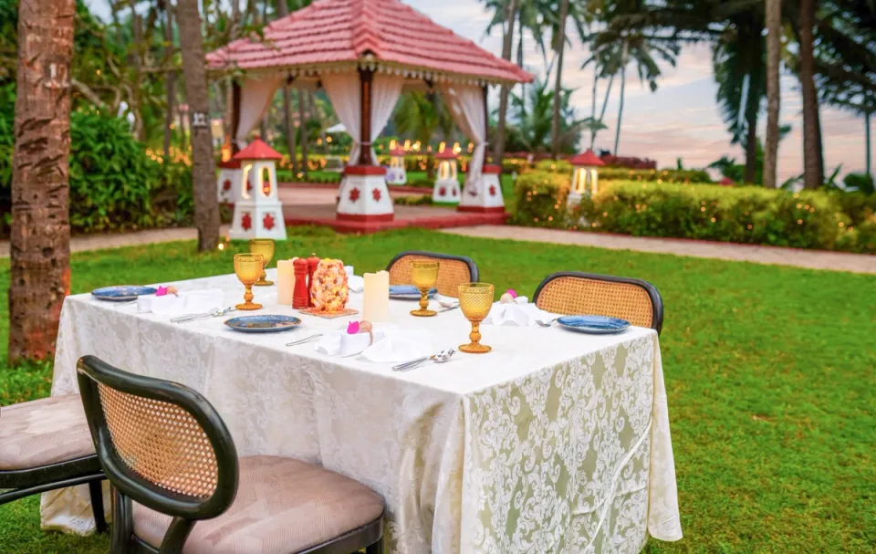 Spacious Dining Area at Aguada Shell Villa, Goa - amã Stays & Trails