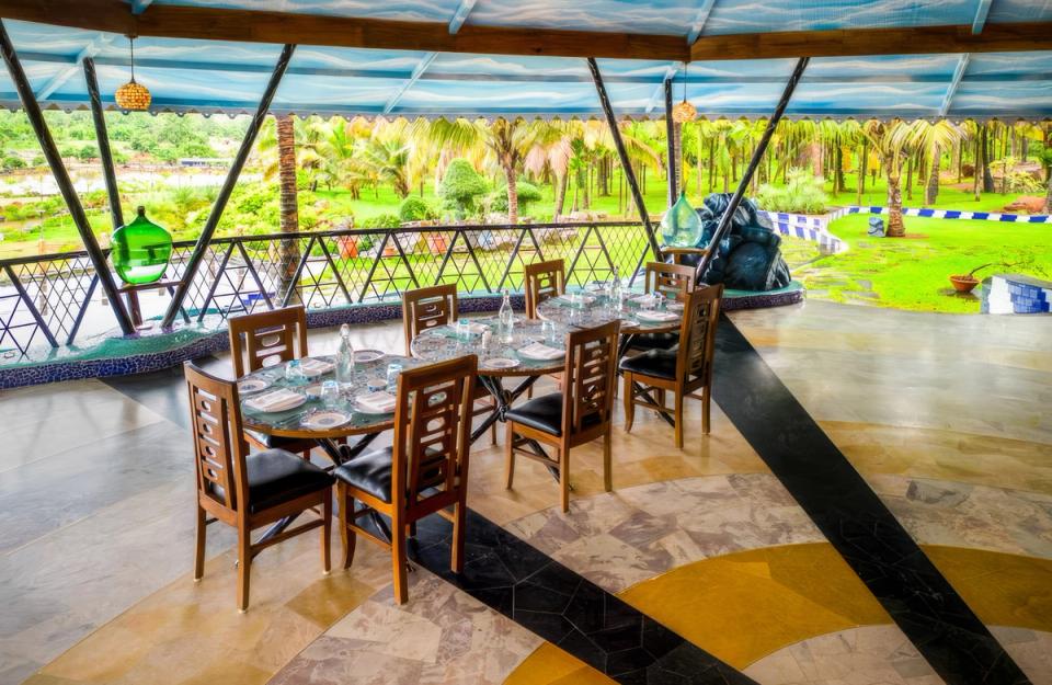 Luxury Outdoor Dining at Eden Farms Antonio Manuel, Goa - amã Stays & Trails