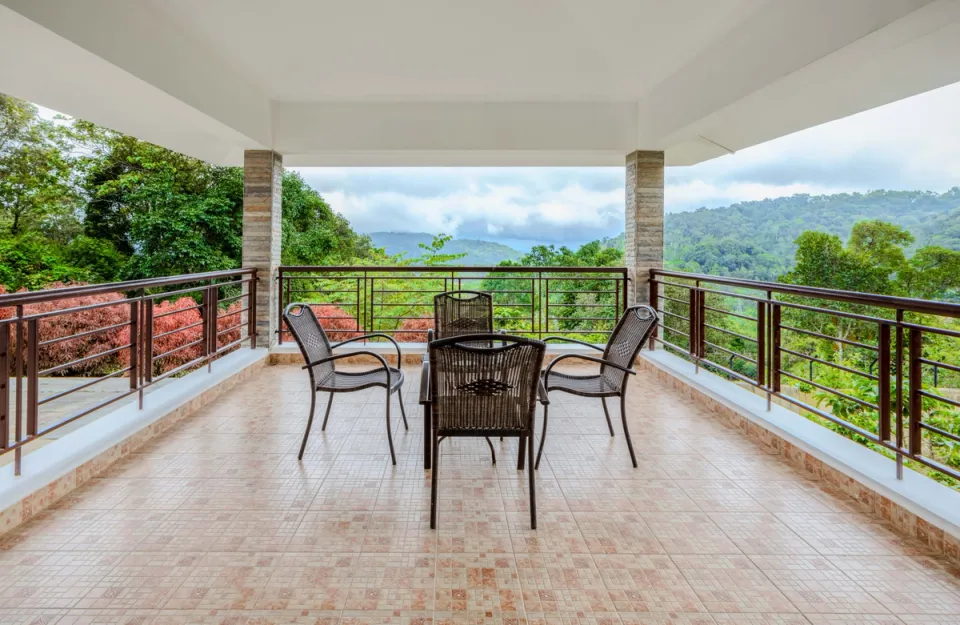 Stunning Outdoor Seating Space at Arcadia, Coorg - amã Stays & Trails