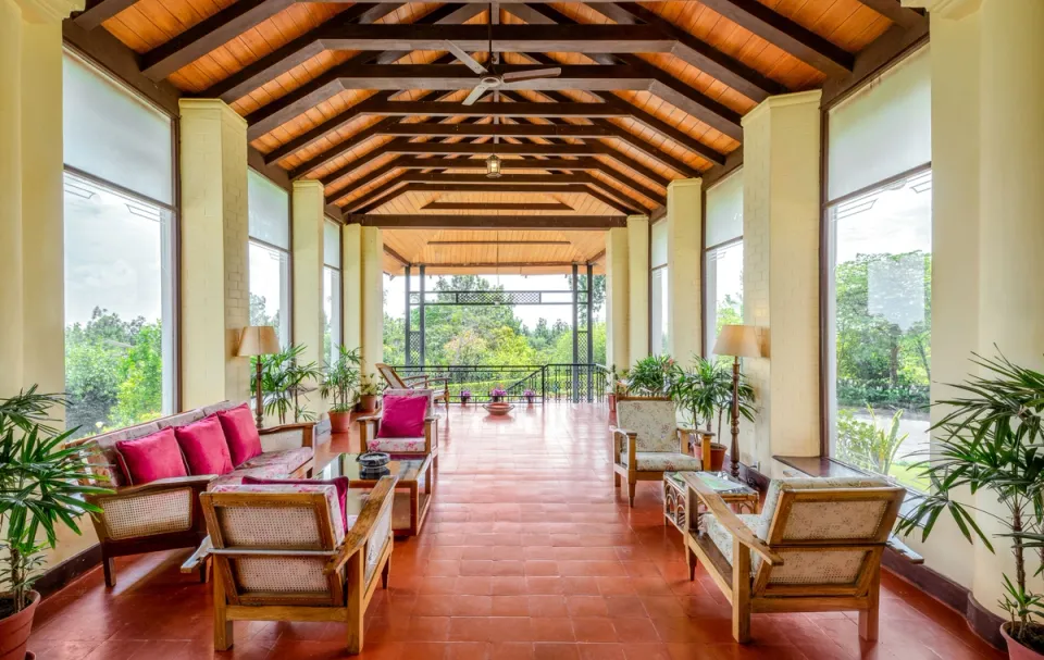 Outdoor Seating Space at Cottabetta Bungalow