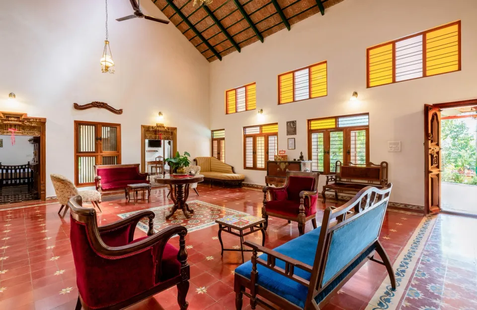 Stunning Living Space at Rare Earth Estate, Coorg