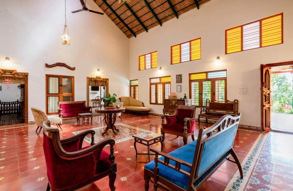 Stunning Living Space at Rare Earth Estate, Coorg