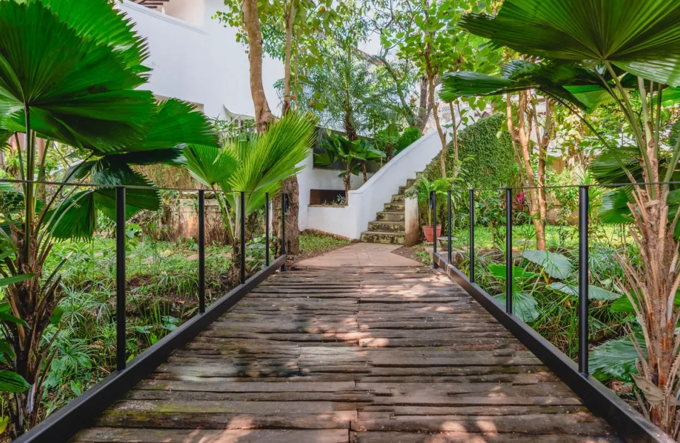 Outdoor Spaces at 70 Vale, Goa - amã Stays & Trails 