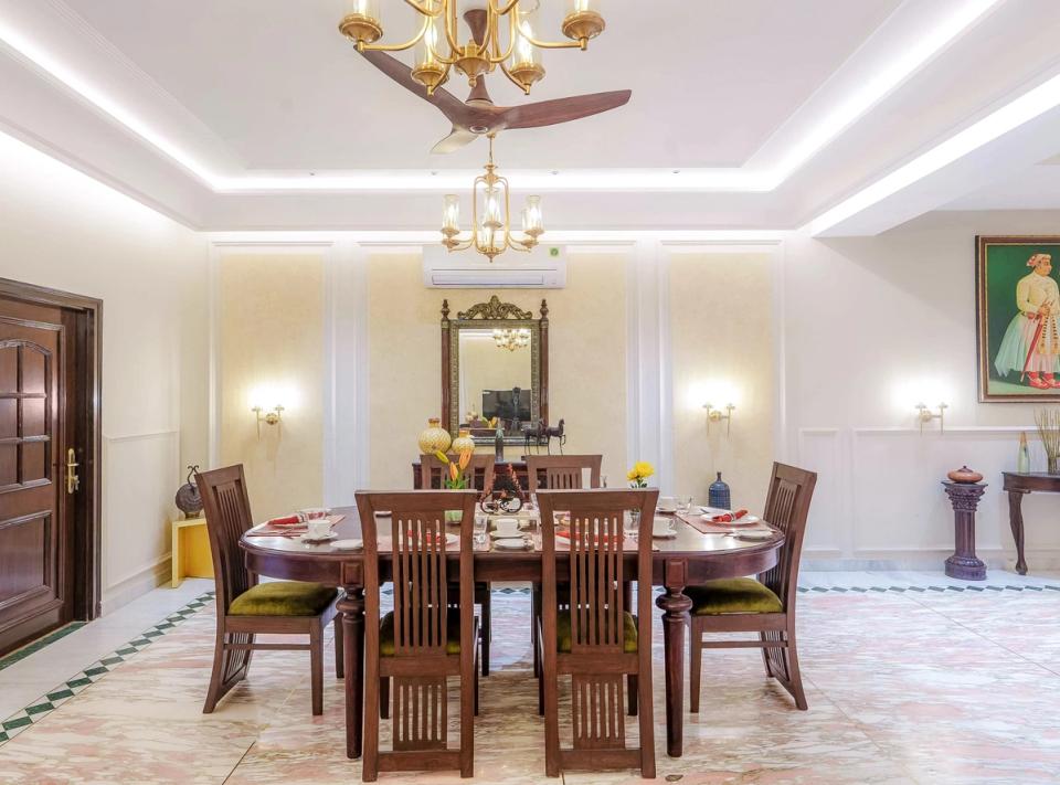 Dining Area at Rang Mahal, Jaipur - amã Stays & Trails