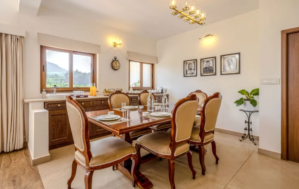 Elegant Dining Space at Werifesteria - Cottage in Coonoor 